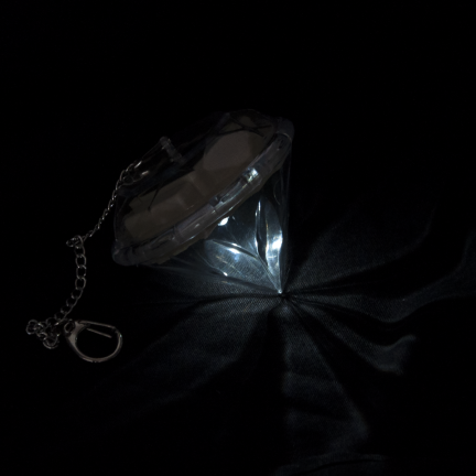 TG60449 DIAMENTOWE LAMPKI SOLARNE OGRODOWE DEKORACYJNE DIAMENTY ZESTAW 4SZT wiszące