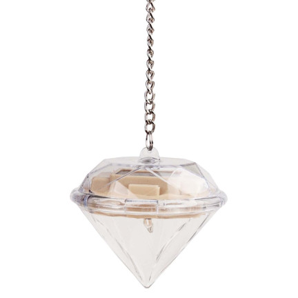 TG60449 DIAMENTOWE LAMPKI SOLARNE OGRODOWE DEKORACYJNE DIAMENTY ZESTAW 4SZT wiszące