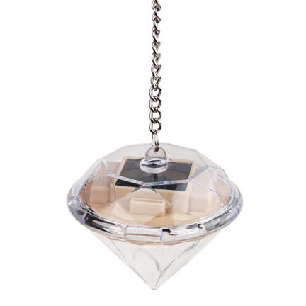 TG60449 DIAMENTOWE LAMPKI SOLARNE OGRODOWE DEKORACYJNE DIAMENTY ZESTAW 4SZT wiszące