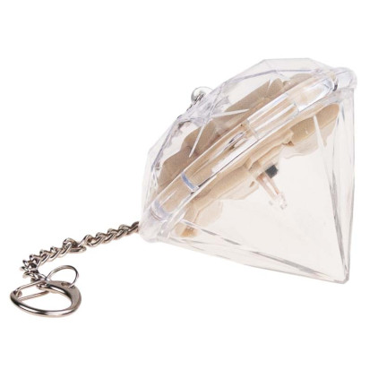 TG60449 DIAMENTOWE LAMPKI SOLARNE OGRODOWE DEKORACYJNE DIAMENTY ZESTAW 4SZT wiszące