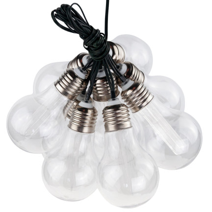 TG60455 GIRLANDA SOLARNA LAMPKI SOLARNE żarówki OGRODOWA NA BALKON sznur ŚWIETLNA