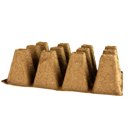 TG60477 DONICZKI TORFOWE wielodoniczki BIODEGRADOWALNE SADZONKI ROZSADY 4xTACKA 48szt