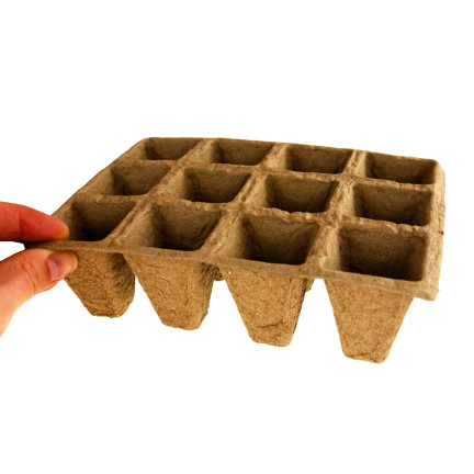 TG60477 DONICZKI TORFOWE wielodoniczki BIODEGRADOWALNE SADZONKI ROZSADY 4xTACKA 48szt