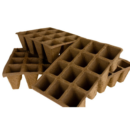 TG60477 DONICZKI TORFOWE wielodoniczki BIODEGRADOWALNE SADZONKI ROZSADY 4xTACKA 48szt