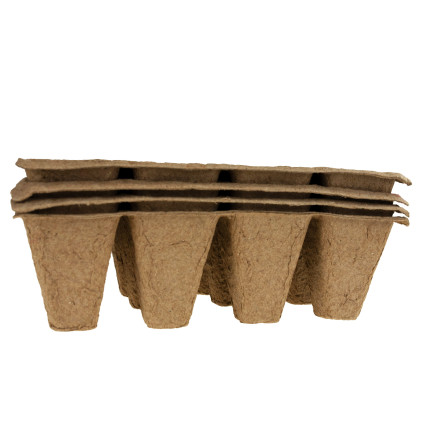 TG60477 DONICZKI TORFOWE wielodoniczki BIODEGRADOWALNE SADZONKI ROZSADY 4xTACKA 48szt