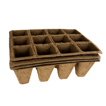 TG60477 DONICZKI TORFOWE wielodoniczki BIODEGRADOWALNE SADZONKI ROZSADY 4xTACKA 48szt