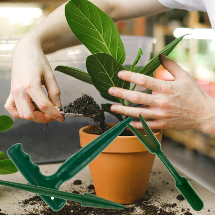 TG60501 ZESTAW DO PIKOWANIA SADZENIA WIDEŁKI PIKOWNIK DO ROŚLIN KOŁEK OGRODNICZY