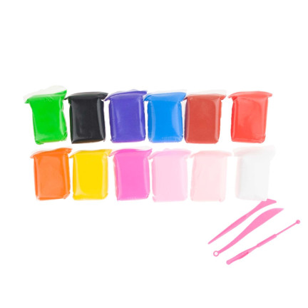 TG60632 PIANKOLINA Plastelina SENSO GLINA POLIMEROWA PIANKA MASA PLASTYCZNA 12SZT