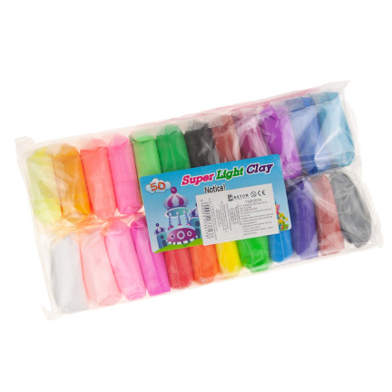 TG60634 PIANKOLINA Plastelina SENSO GLINA POLIMEROWA PIANKA MASA PLASTYCZNA 24SZT