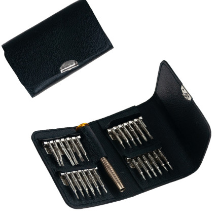 TG60646 ŚRUBOKRĘT WIELOFUNKCYJNY WKRĘTAKI PRECYZYJNE 25w1 TORX IMBUS KRZYŻAK BITY + etui