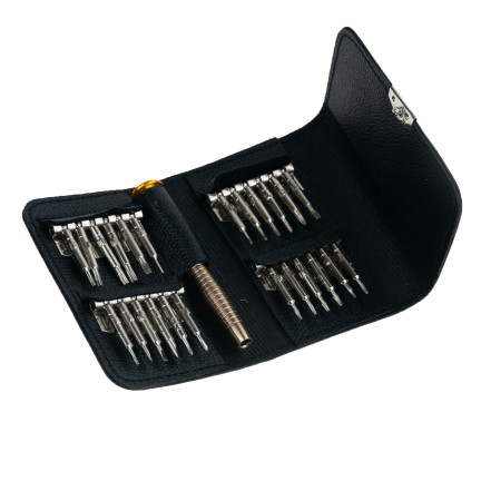 TG60646 ŚRUBOKRĘT WIELOFUNKCYJNY WKRĘTAKI PRECYZYJNE 25w1 TORX IMBUS KRZYŻAK BITY + etui