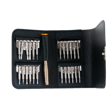 TG60646 ŚRUBOKRĘT WIELOFUNKCYJNY WKRĘTAKI PRECYZYJNE 25w1 TORX IMBUS KRZYŻAK BITY + etui