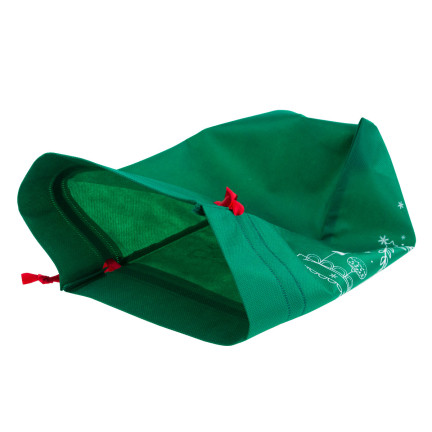 TG61382-1  WOREK NA PREZENTY ŚWIĄTECZNY TORBA  PREZENTOWA EKO OPAKOWANIE ZIELONY