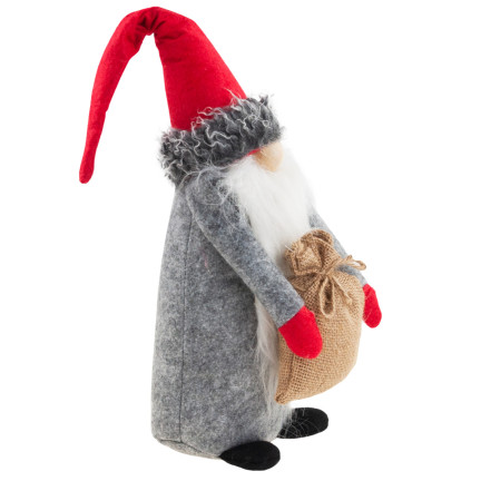 TG63073 Mikołaj Skrzat broda Krasnal Duży 35cm Gnom pod Choinkę Ozdoba Dekoracja