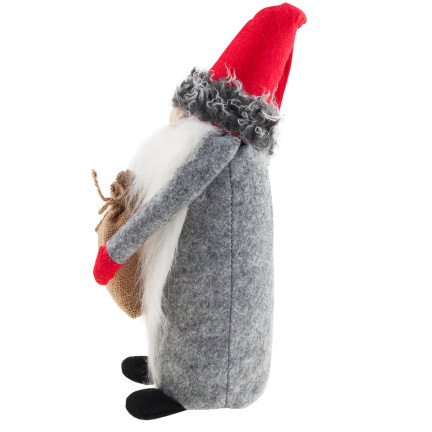 TG63073 Mikołaj Skrzat broda Krasnal Duży 35cm Gnom pod Choinkę Ozdoba Dekoracja