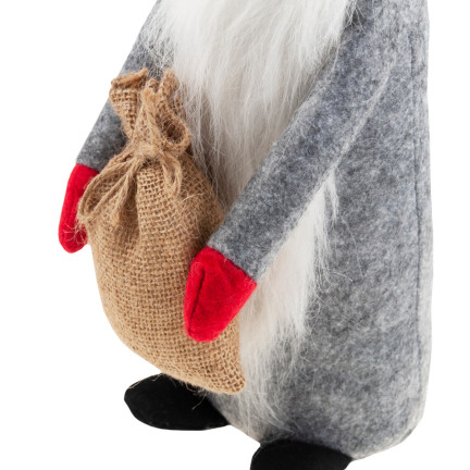 TG63073 Mikołaj Skrzat broda Krasnal Duży 35cm Gnom pod Choinkę Ozdoba Dekoracja