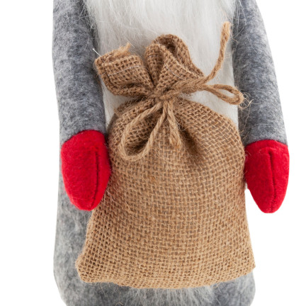 TG63073 Mikołaj Skrzat broda Krasnal Duży 35cm Gnom pod Choinkę Ozdoba Dekoracja