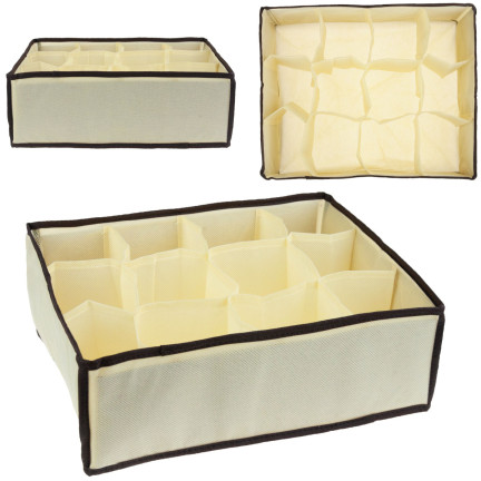 TG63164 ORGANIZER NA BIELIZNĘ SKARPETKI SZUFLADY WKŁAD 12 PRZEGRÓDEK