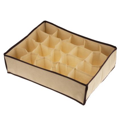 TG63166 ORGANIZER NA BIELIZNĘ SKARPETKI SZUFLADY WKŁAD 20 PRZEGRÓDEK