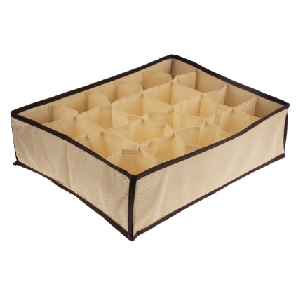 TG63166 ORGANIZER NA BIELIZNĘ SKARPETKI SZUFLADY WKŁAD 20 PRZEGRÓDEK