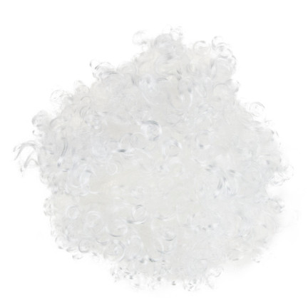 TG63178 PERUKA AFRO DLA ŚWIĘTEGO MIKOŁAJA BIAŁA STRÓJ ANIOŁKA ANIOŁ PRZEBRANIE