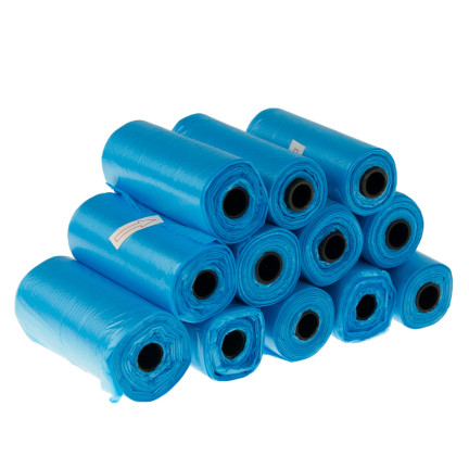 TG63400 WORKI WORECZKI NA PSIE ODCHODY 12 ROLEK - 180szt