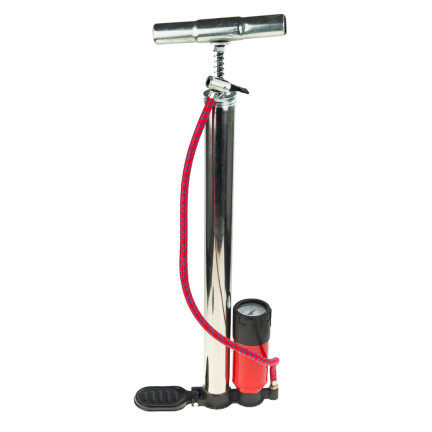 TG63646 POMPKA STOJĄCA Z MANOMETREM NOŻNA SAMOCHODOWA METALOWA