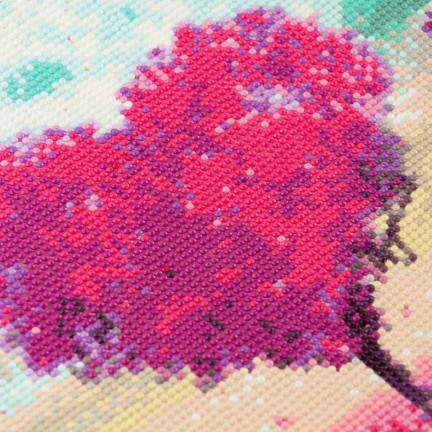 TG64203-2 HAFT DIAMENTOWY MALOWANIE 3D DIAMENTAMI SERCE MOZAIKA DIAMOND PAINTING LOVE