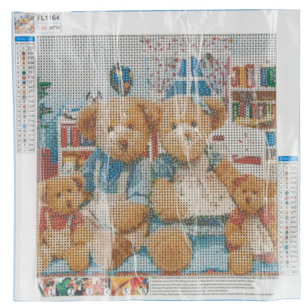 TG64203-4 HAFT DIAMENTOWY MALOWANIE DIAMENTAMI 3D MISIE