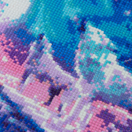 TG64203-6 HAFT DIAMENTOWY WILKI MALOWANIE DIAMENTAMI 3D DIAMOND PAINTING OBRAZ