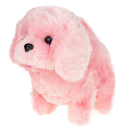 TG64208-2 PIESEK INTERAKTYWNY CHODZI SZCZEKA SZCZENIACZEK różowy