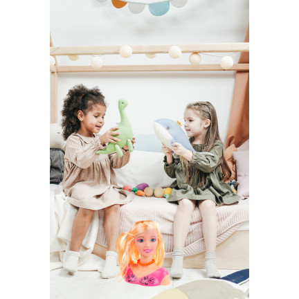 TG64209 GŁOWA LALKI DO STYLIZACJI FRYZUR WŁOSÓW CZESANIA MALOWANIA korpus Lalka