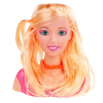 TG64209 GŁOWA LALKI DO STYLIZACJI FRYZUR WŁOSÓW CZESANIA MALOWANIA korpus Lalka