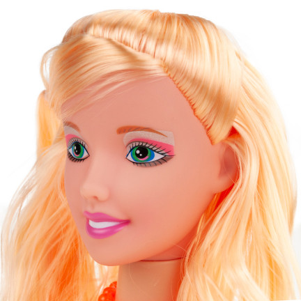 TG64209 GŁOWA LALKI DO STYLIZACJI FRYZUR WŁOSÓW CZESANIA MALOWANIA korpus Lalka