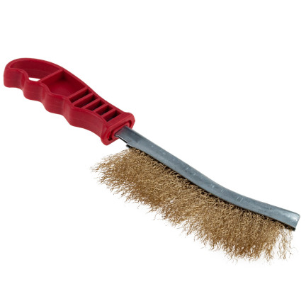 TG64418 SZCZOTKA DRUCIANA MOSIĘŻNA DO CZYSZCZENIA FELG RĘCZNA Z UCHWYTEM MOCNA