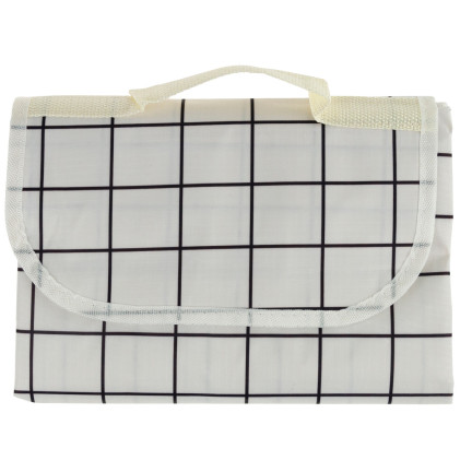 TG64613 KOC PIKNIKOWY MATA PIKNIKOWA TURYSTYCZNY PLAŻOWY WODOODPORNY 150x150 BIAŁY