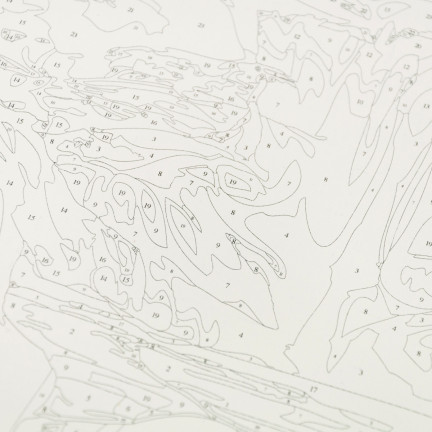 TG64616-4 OBRAZ DO MALOWANIA PO NUMERACH BEZ RAMY 30x40 MITYCZNY WODOSPAD