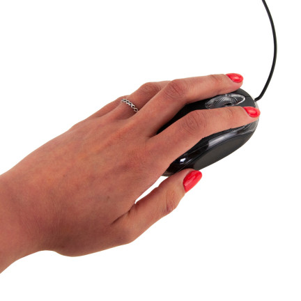 TG64658 MYSZ PRZEWODOWA OPTYCZNA MAŁA WYGODNA DO KOMPUTERA LAPTOPA MYSZKA