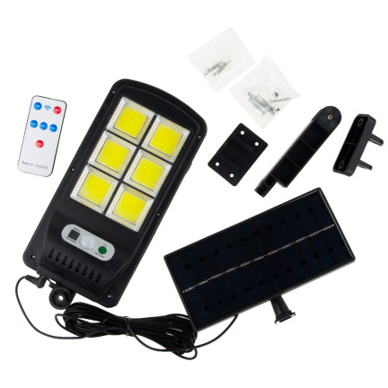 TG64680 LAMPA SOLARNA LATARNIA ULICZNA COB 120LED + PANEL
