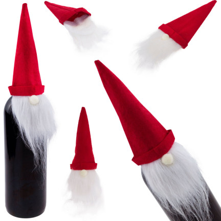 TG66017 SKRZAT ETUI POKROWIEC DEKORACYJNY na BUTELKĘ lub SZTUĆCE OZDOBA NA STOLE