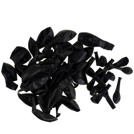 TG66228 GIRLANDA BALONOWA 120SZT KONFETTI ZŁOTA CZARNA 5m URODZINY PANIEŃSKI ŚLUB