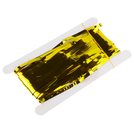 TG66229-2 KURTYNA FOLIOWA ZŁOTA DEKORACJA SYLWESTER ŚLUB TŁO FOTOBUDKA NOWY ROK