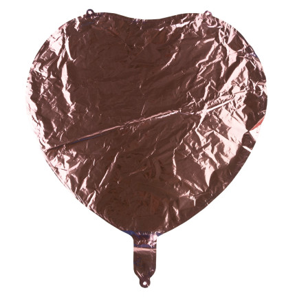 TG66235-3 BALON FOLIOWY SERCE RÓŻOWE SERDUSZKO NA HEL