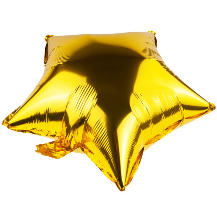 TG66234-2 BALON FOLIOWY GWIAZDKA ZŁOTY URODZINY GWIAZDA NA HEL