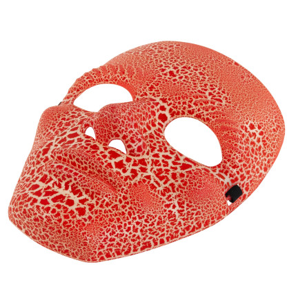 Maska diabła, czerwona, przebranie na Halloween, z gumką, uniwersalna