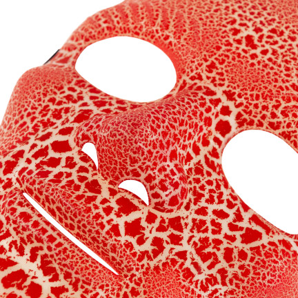 Maska diabła, czerwona, przebranie na Halloween, z gumką, uniwersalna