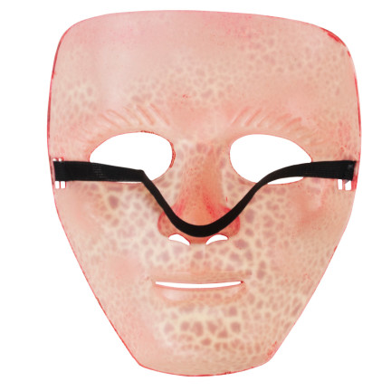 Maska diabła, czerwona, przebranie na Halloween, z gumką, uniwersalna