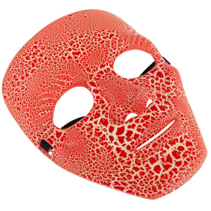 Maska diabła, czerwona, przebranie na Halloween, z gumką, uniwersalna