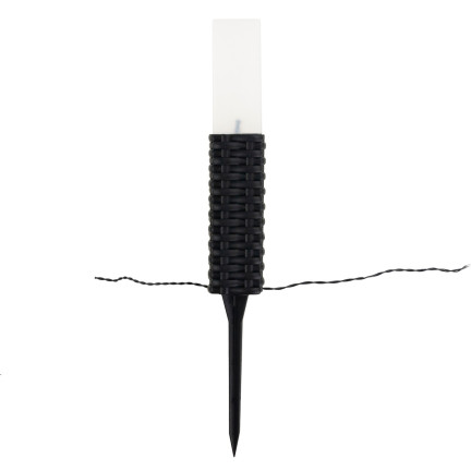 TG66774 LAMPA SOLARNA OGRODOWA RATTANOWA LAMPKI LED 4SZT SŁUPEK WBIJANE PANEL SOLAR