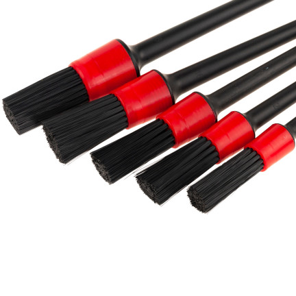 TG66803 ZESTAW PĘDZLI szczotek DO PIELĘGNACJI SAMOCHODU DETAILINGU CZYSZCZENIA felg